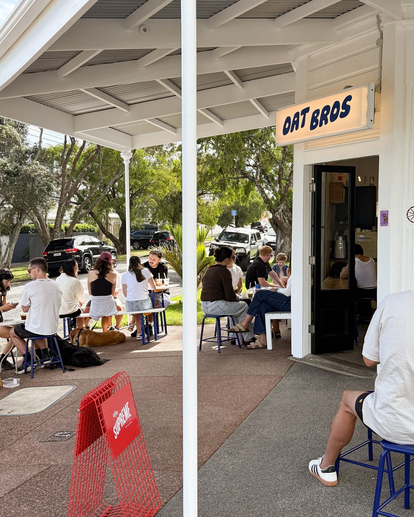 Oat Bros storefront from outside